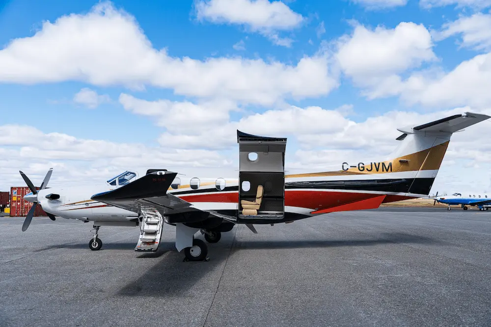 L'avion Turboprop (king air 350)